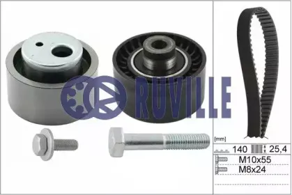 5599770 RUVILLE Комплект ремня ГРМ