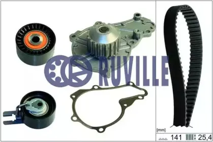 56676731 RUVILLE Водяной насос + комплект зубчатого ремня