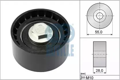 57207 RUVILLE Паразитный / Ведущий ролик, зубчатый ремень