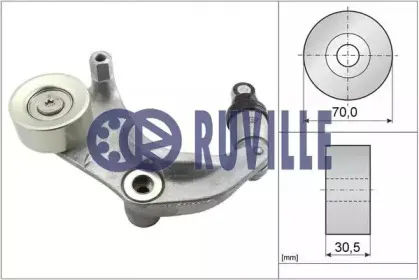 57431 RUVILLE Натяжная планка, поликлиновой ремень