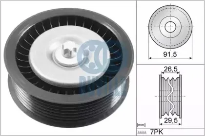 57537 RUVILLE Паразитный / ведущий ролик, поликлиновой ремень