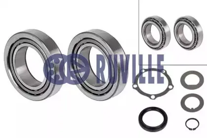 8001 RUVILLE Комплект подшипника ступицы колеса