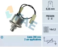 14551 FAE Датчик, давление масла