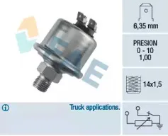 14980 FAE Датчик, давление масла