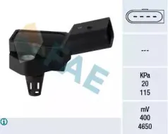 15060 FAE Датчик, давление во впускной трубе