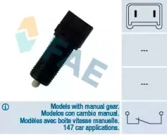 24230 FAE Выключатель фонаря сигнала торможения