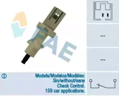24400 FAE Выключатель фонаря сигнала торможения