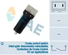 24480 FAE Выключатель фонаря сигнала торможения