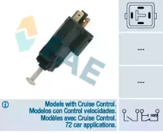 24517 FAE Выключатель фонаря сигнала торможения