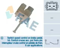 24820 FAE Выключатель фонаря сигнала торможения