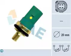 33783 FAE Датчик, температура охлаждающей жидкости