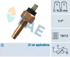34160 FAE Датчик, температура охлаждающей жидкости