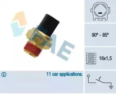 36712 FAE Термовыключатель, вентилятор радиатора