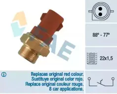 37230 FAE Термовыключатель, вентилятор радиатора
