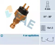 37450 FAE Термовыключатель, вентилятор радиатора