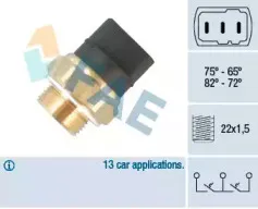 37826 FAE Термовыключатель, вентилятор радиатора