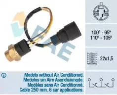 38080 FAE Термовыключатель, вентилятор радиатора