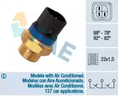 38110 FAE Термовыключатель, вентилятор радиатора