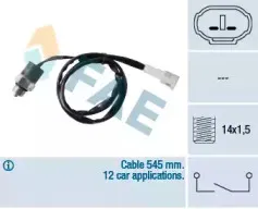 40765 FAE Выключатель, фара заднего хода