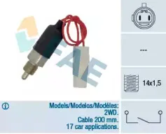 40870 FAE Выключатель, фара заднего хода