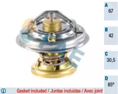 5320485 FAE Термостат, охлаждающая жидкость