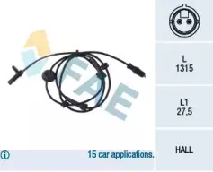 78030 FAE Датчик, частота вращения колеса