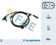 78216 FAE Датчик, частота вращения колеса