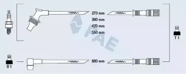 85260 FAE Комплект проводов зажигания