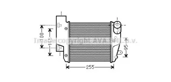 AIA4304 AVA QUALITY COOLING Интеркулер