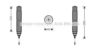 BWD078 AVA QUALITY COOLING Осушитель, кондиционер