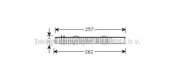 BWD298 AVA QUALITY COOLING Осушитель, кондиционер