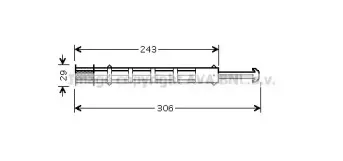 CND249 AVA QUALITY COOLING Осушитель, кондиционер