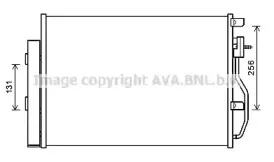 CTA5048D AVA QUALITY COOLING Конденсатор, кондиционер