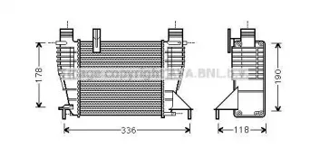 DNA4340 AVA QUALITY COOLING Интеркулер