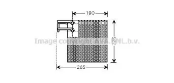 DNV257 AVA QUALITY COOLING Испаритель, кондиционер
