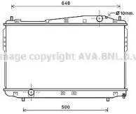 DW2136 AVA QUALITY COOLING Радиатор, охлаждение двигателя