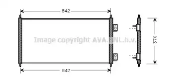 FD5303 AVA QUALITY COOLING Конденсатор, кондиционер
