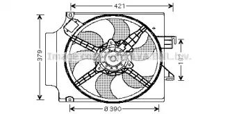 FD7513 AVA QUALITY COOLING Вентилятор, охлаждение двигателя