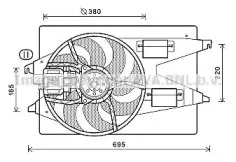 FD7555 AVA QUALITY COOLING Вентилятор, охлаждение двигателя