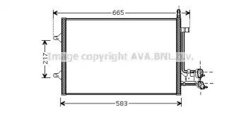 FDA5395 AVA QUALITY COOLING Конденсатор, кондиционер