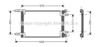 FT5248 AVA QUALITY COOLING Конденсатор, кондиционер