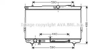 HY2112 AVA QUALITY COOLING Радиатор, охлаждение двигателя