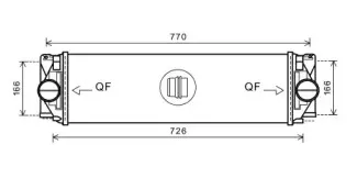 MSA4582 AVA QUALITY COOLING Интеркулер