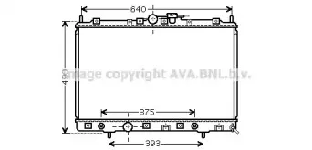 MT2200 AVA QUALITY COOLING Радиатор, охлаждение двигателя