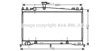 MZ2161 AVA QUALITY COOLING Радиатор, охлаждение двигателя