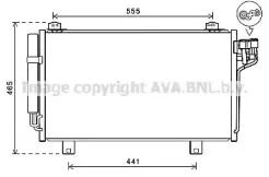 MZ5261D AVA QUALITY COOLING Конденсатор, кондиционер