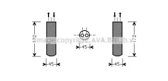 MZD185 AVA QUALITY COOLING Осушитель, кондиционер