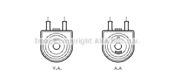 PE3285 AVA QUALITY COOLING масляный радиатор, двигательное масло