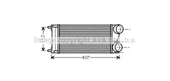 PEA4334 AVA QUALITY COOLING Интеркулер