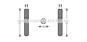 PED302 AVA QUALITY COOLING Осушитель, кондиционер